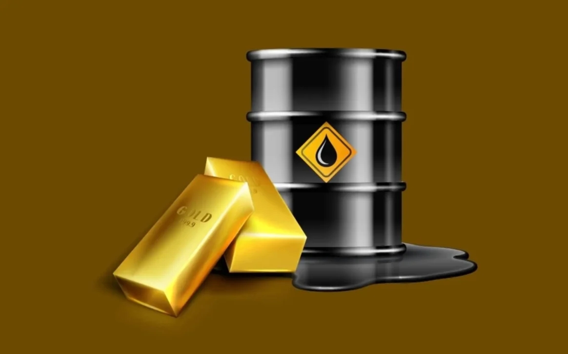 صعود النفط وهبوط الذهب بنحو 1%