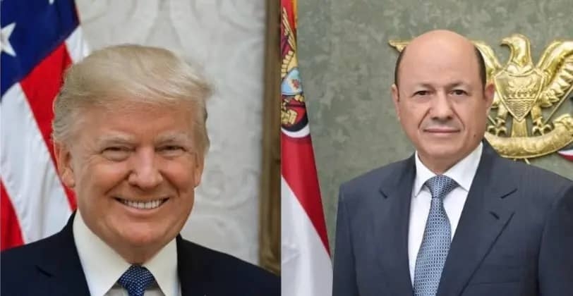 الرئيس العليمي يتلقى برقية تهنئة من الرئيس الامريكي بمناسبة العيد الوطني