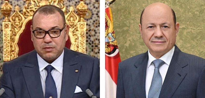 الرئيس العليمي يهنئ ملك المغرب بمناسبة عيد العرش