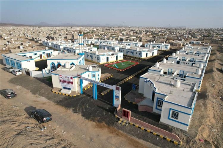 مأرب تفتتح قرية 'قطر الخير' السكنية لإيواء النازحين الأكثر احتياجاً
