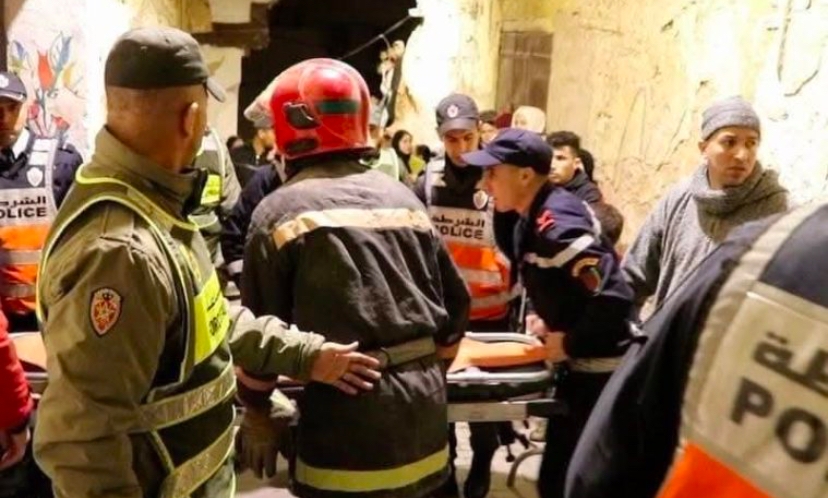 انهيار جديد بفاس ومطالب بإيجاد حلول عملية لمشاكل البنايات الآيلة للانهيار وجمهور الماص يتضامن مع الضحايا