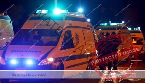 إصابة 4 أشخاص فى حادث تصادم 3 سيارات بطريق مدينة أسوان الجديدة