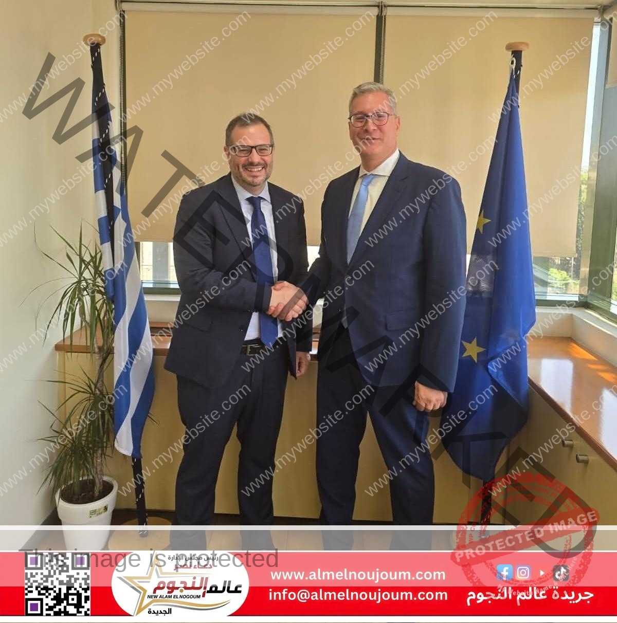 وزير البترول يعقد جلسة مباحثات مع نيكوس تسافوس نائب وزير الطاقة اليوناني لبحث تعزيز التعاون في مجال الطاقة