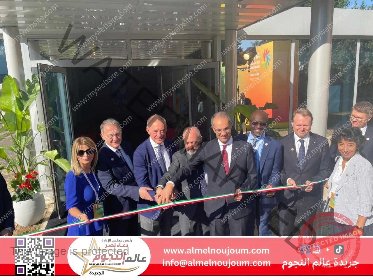 وزير الاتصالات وتكنولوجيا المعلومات يشارك فى فعالية إطلاق مركز الذكاء الاصطناعي للتنمية المستدامة