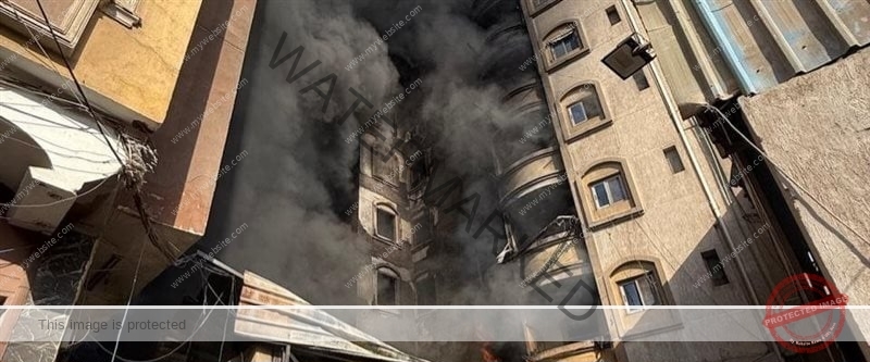 حريق هائل في بولاق أبو العلا قرب الترجمان