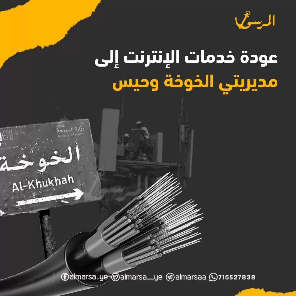 عودة خدمات الاتصالات والإنترنت إلى الخوخة وحيس بعد انقطاع دام 10 أيام