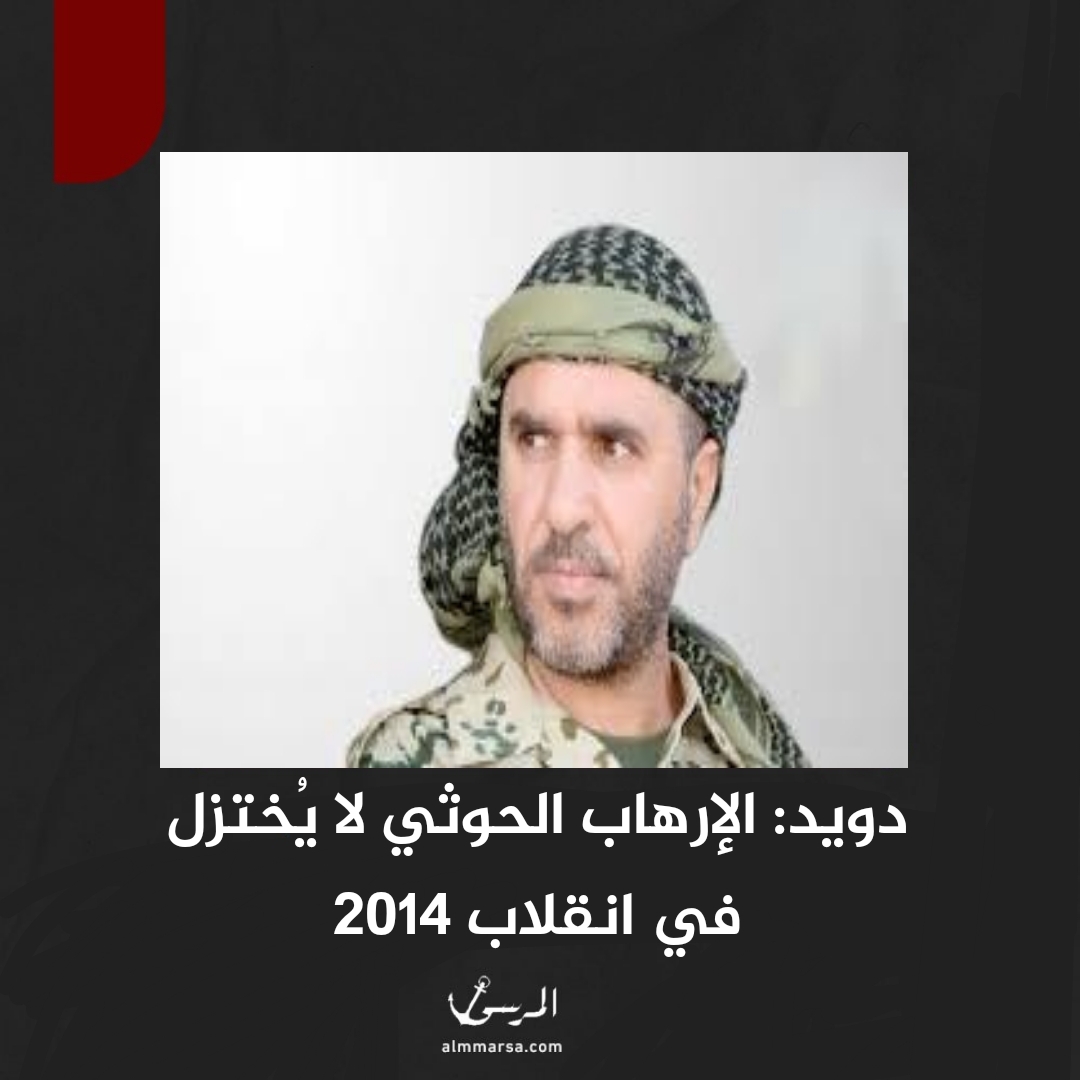 دويد: الإرهاب الحوثي لا يُختزل في انقلاب 2014