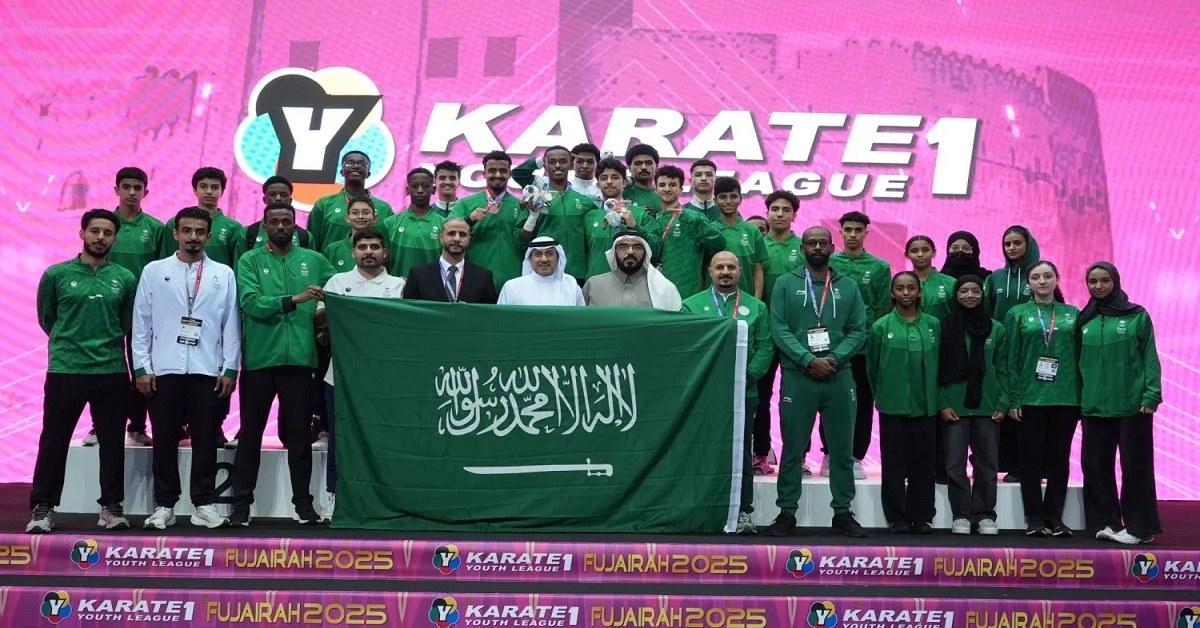 6 ميداليات تحقّقها السعودية في الدوري العالمي للكاراتيه