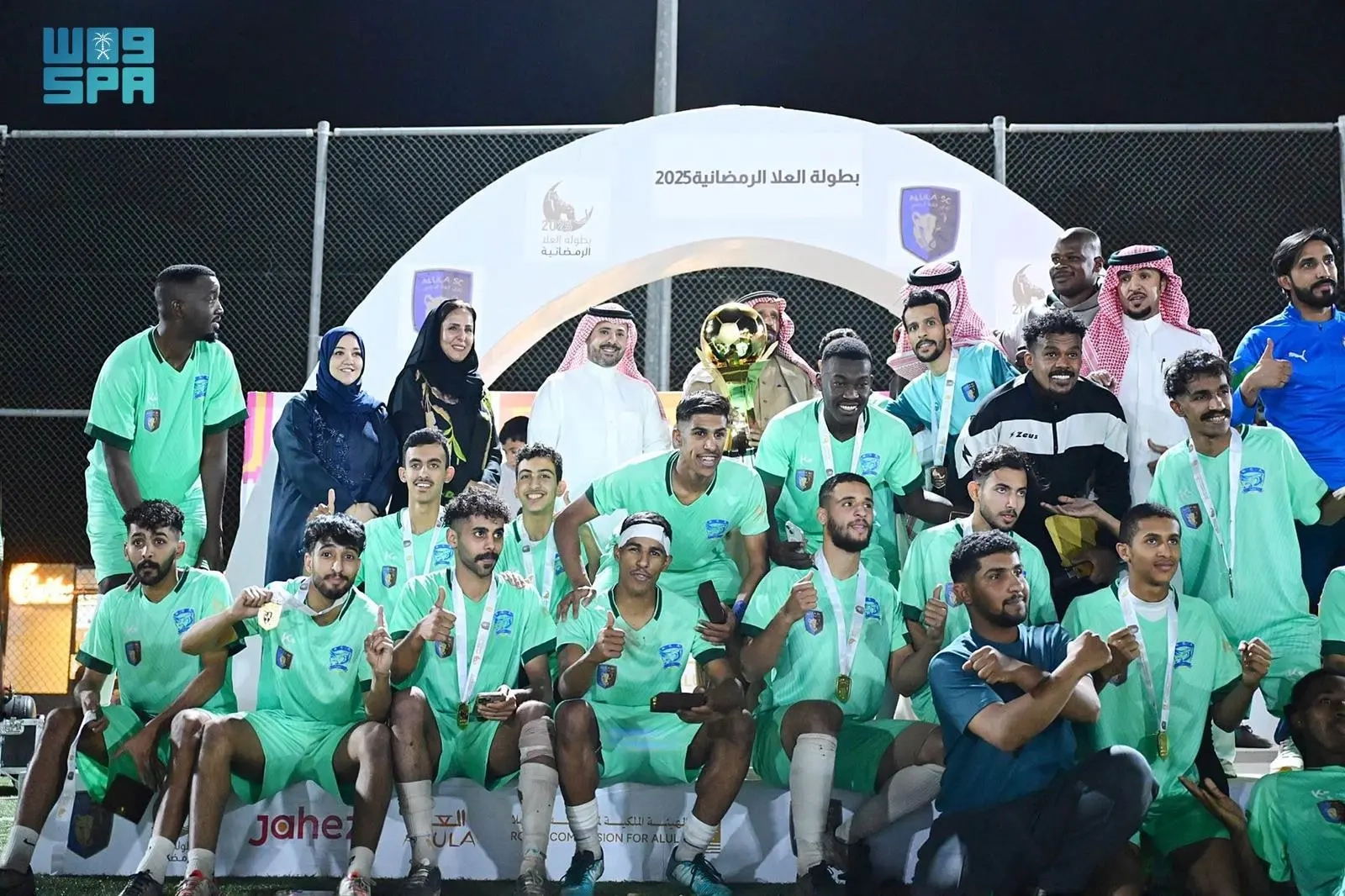 مغيراء يتوج بطلًا لبطولة العُلا الرمضانية لكرة القدم