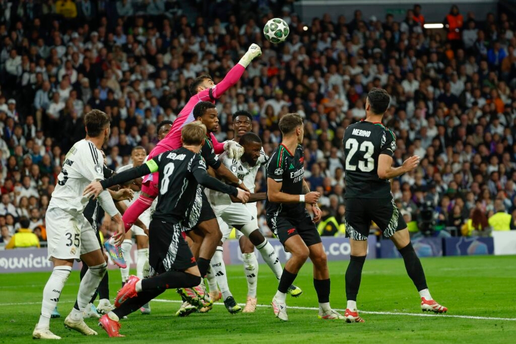 أرسنال يكرر فوزه على ريال مدريد حامل اللقب ويتأهل لقبل نهائي دوري أبطال أوروبا
