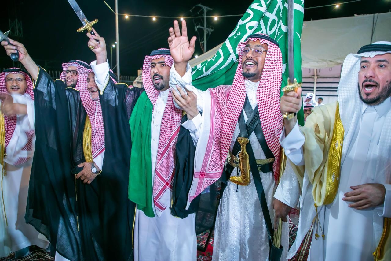 أهالي مركز اليمامة يحتفلون بعيد الفطر