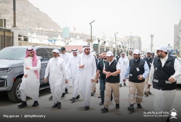 وزير الحج والعمرة يتفقد جاهزية المشاعر المقدسة لاستقبال ضيوف الرحمن