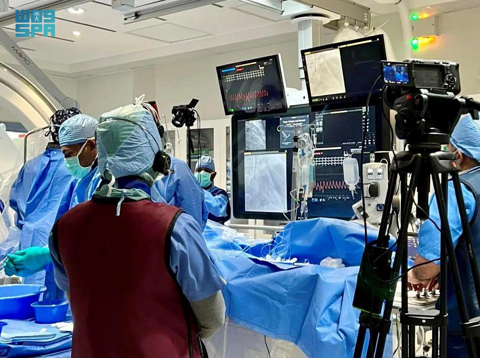 بث مباشر من مدينة الملك عبدالله الطبية لعملية قسطرة قلبية معقدة إلى مؤتمر (PCI MENA 2025) بالأردن