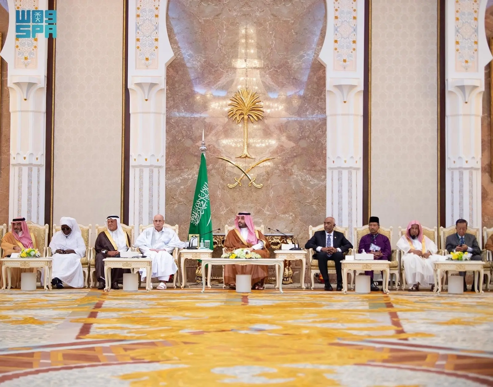 نيابة عن خادم الحرمين الشريفين.. سمو ولي العهد يقيم حفل الاستقبال السنوي لأصحاب الفخامة والدولة وكبار الشخصيات الإسلامية وضيوف خادم الحرمين الشريفين وضيوف الجهات الحكومية ورؤساء الوفود ومكاتب شؤون الح
