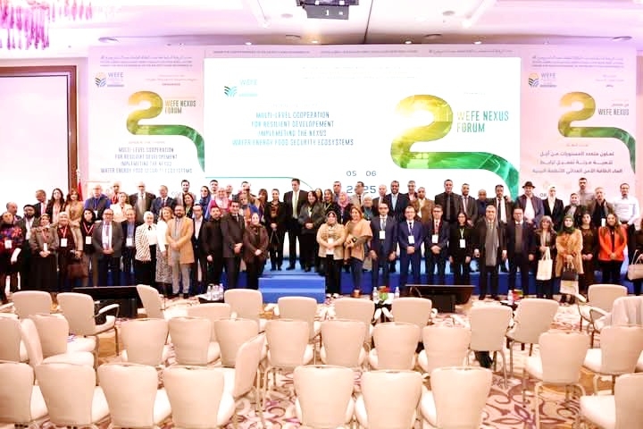 اسدال الستار بطنجة على أشغال النسخة الثانية من منتدى الترابط الماء الطاقةالامن الغذائي-النظم البيئية (Nexus WEFE
