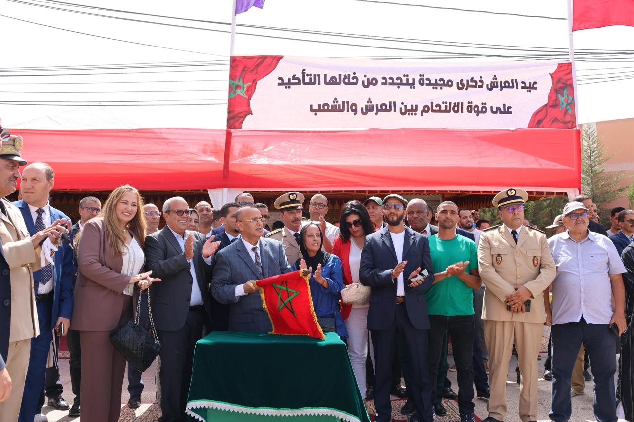 بمناسبة عيد العرش المجيد.. مشاريع تنموية مهيكلة ترى النور بالجماعة الترابية التمسية تحت إشراف عامل عمالة إنزكان أيت ملول