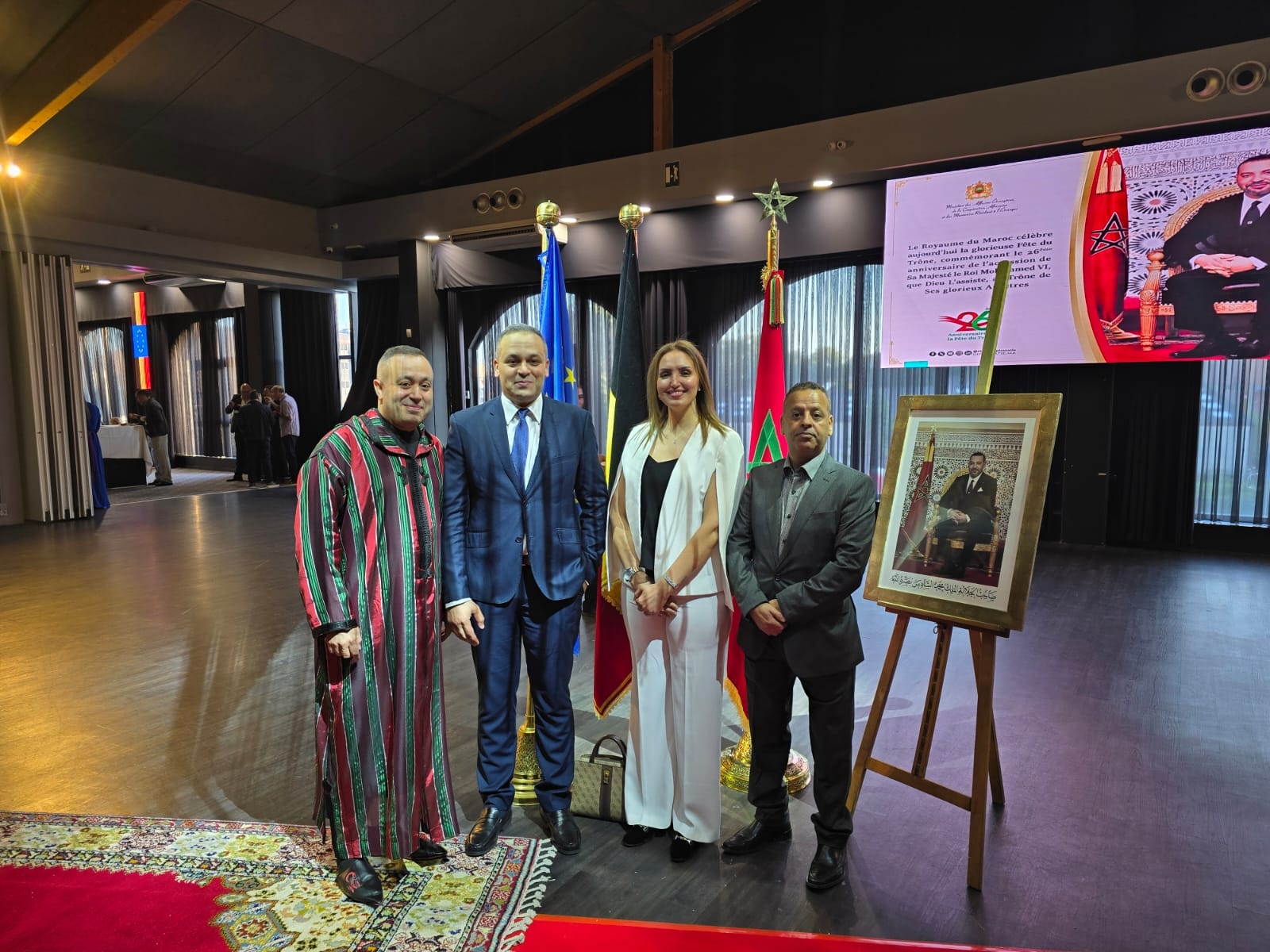 بروكسل تحتفي بعيد العرش المجيد في أجواء من الاعتزاز والوحدة المغربية