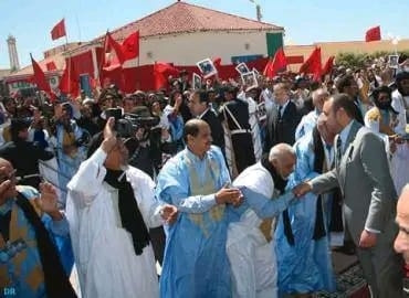الشعب المغربي ومعه أسرة المقاومة وجيش التحرير يخلد الذكرى آل 46 لاسترجاع إقليم وادي الذهب المجيدة، وتجديد الولاء والإخلاص للعرش العلوي المجيد
