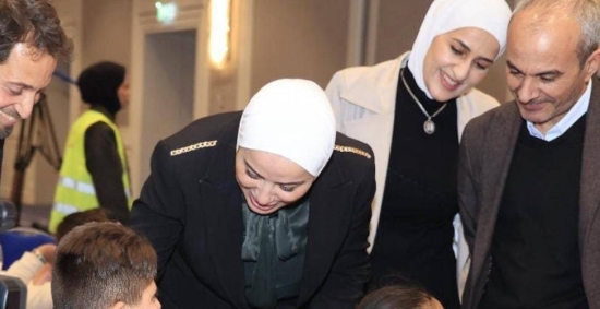 بني مصطفى ترعى الإفطار الخيري لمؤسسة حرير الإنسانية