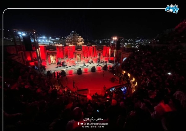 ديانا كرزون تطرب جمهور المسرح الجنوبي في جرش بأغانٍ وطنية وسط حضور جماهيري واسع