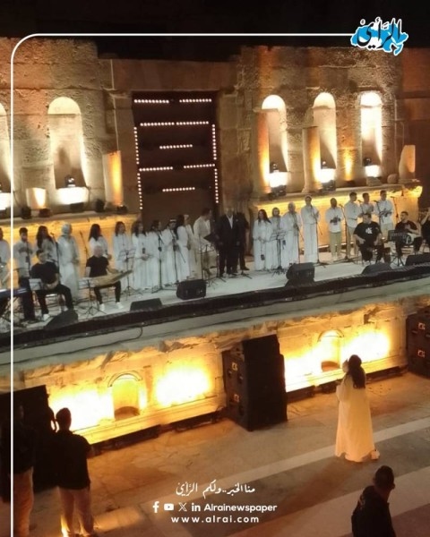 تكريم فرقة "هارموني" المصرية على خشبة المسرح الشمالي في مهرجان جرش 39