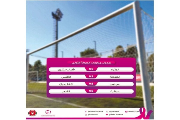 سحب قرعة دوري الأولى لسيدات الكرة