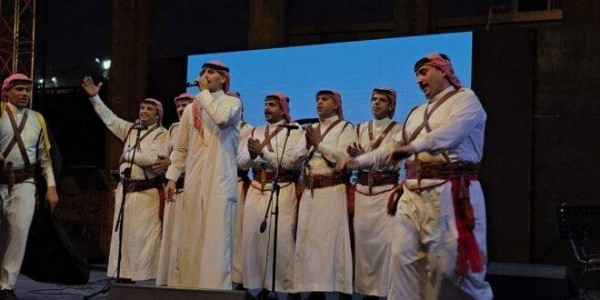 مسرح الساحة الرئيسة في جرش يشهد فعاليات فنية تراثية عربية ودولية