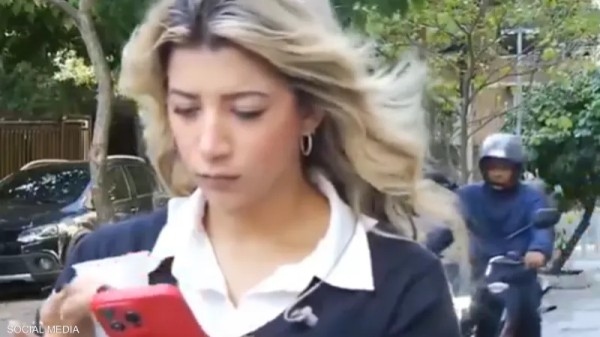 فيديو.. لص حاول سرقة هاتف مراسلة في البرازيل