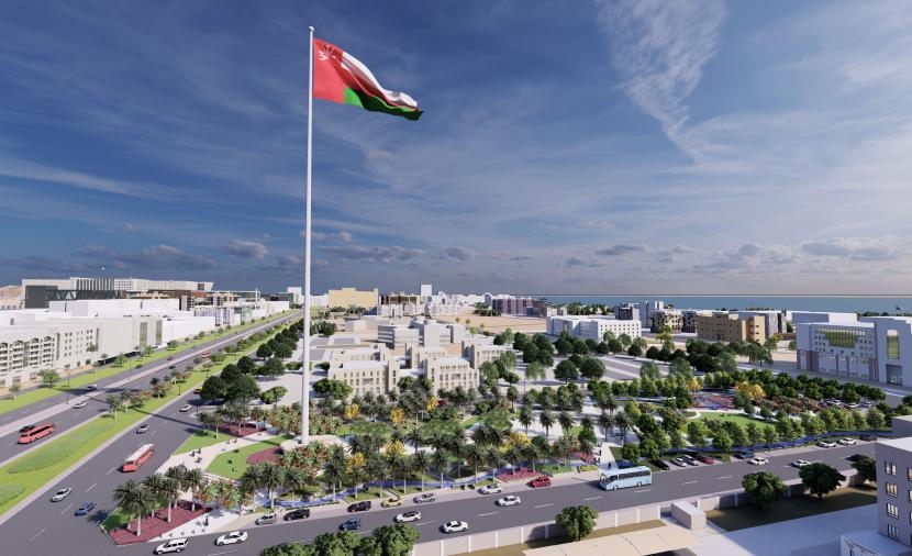 إعلان موعد رفع علم عُمان على أطول سارية في السلطنة