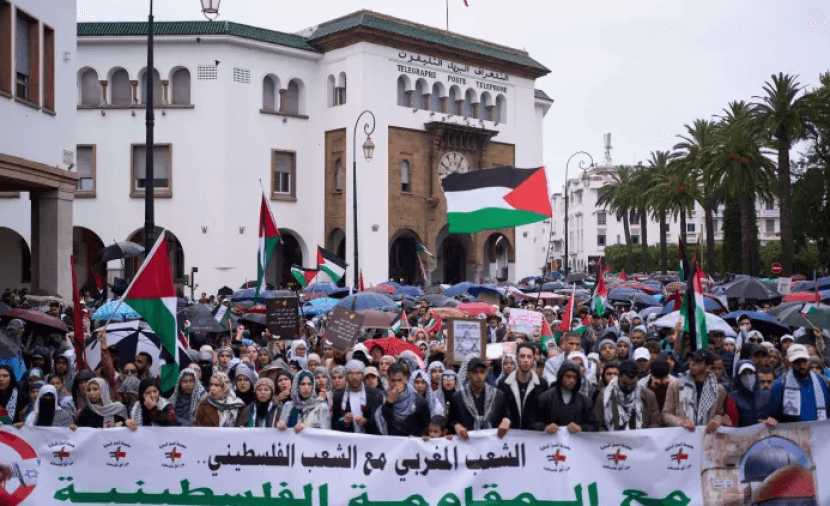 احتجاج بالمغرب على رسو سفينة متجهة لإسرائيل