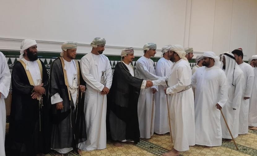 والي دبا يستقبل المهنئين بعيد الأضحى المبارك