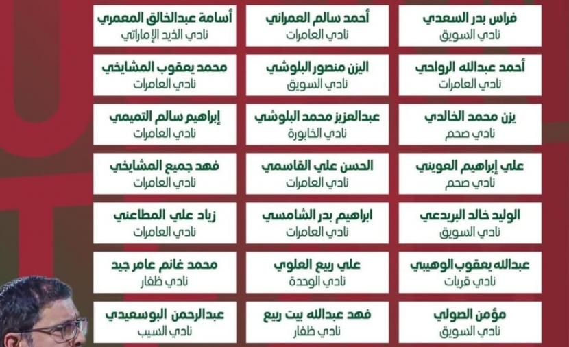 28 لاعبًا على قائمة "أحمر الشباب" تحضيرًا لكأس الخليج بالسعودية