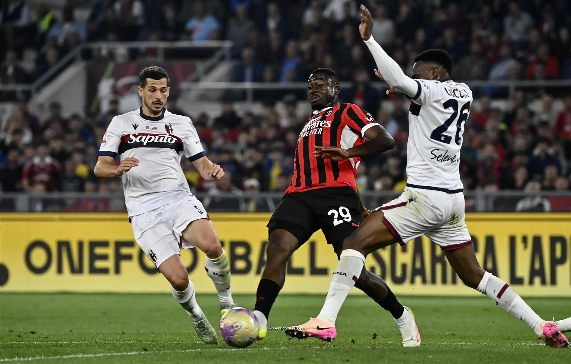 بولونيا يسجل رقما تاريخيا بعد احراز كأس إيطاليا