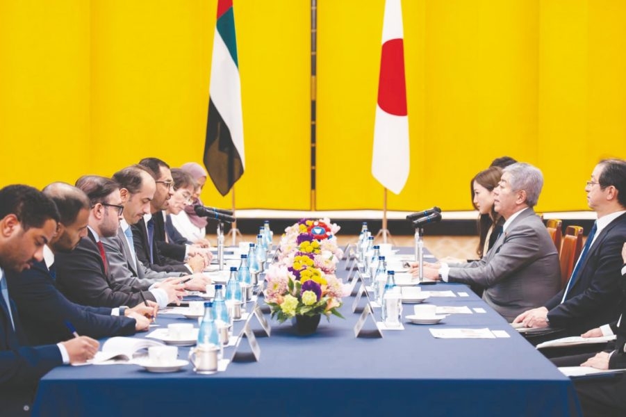 الإمارات واليابان تعقدان الاجتماع الوزاري الثاني للشراكة الاستراتيجية الشاملة