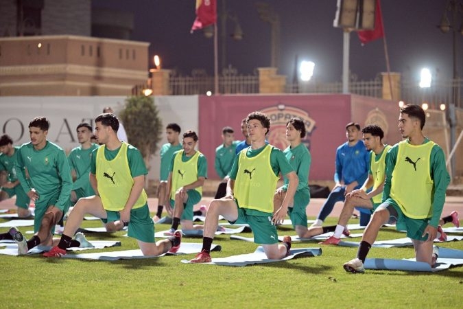 "كان" الشباب.. المنتخب الوطني المغربي يواصل تحضيراته استعدادا لمواجهة كينيا بعد غد الخميس