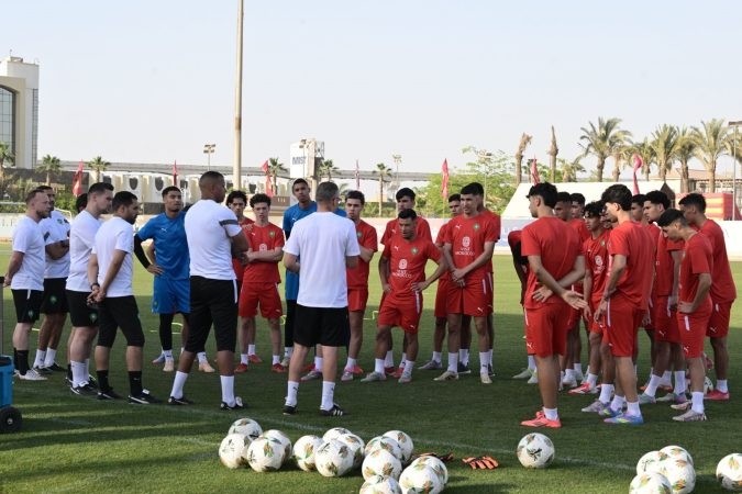 "كان" الشباب... المنتخب المغربي يختتم تحضيراته استعدادا لمواجهة سيراليون