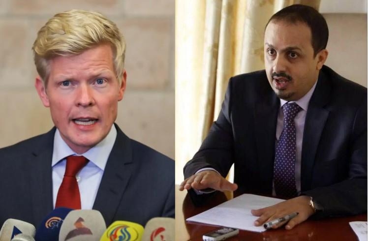 الإرياني يهاجم المبعوث الأممي : عاجز عن حماية موظفيه ويتحدث عن "السلام"