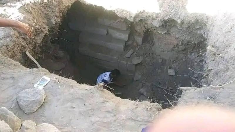 مواطنون يعثرون على سرداب ومعالم يرجح ارتباطها بالآثار في وصاب بذمار