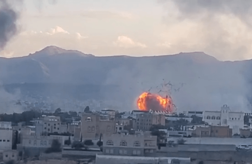 غارات إسرائيلية على صنعاء .. والجيش الإسرائيلي يصدر بيان