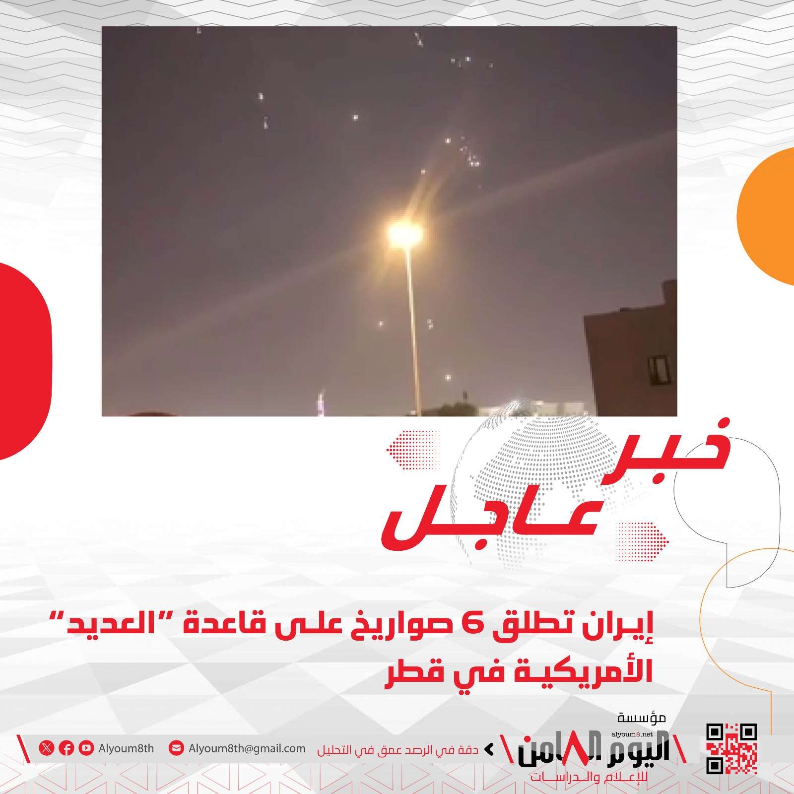 إيران ترد على الضربات الأمريكية بقصف قواعد عسكرية في العراق وقطر