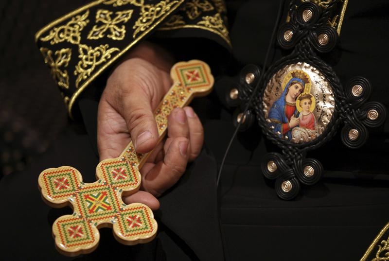 Pope Tawadros meets with mayor of Polish town