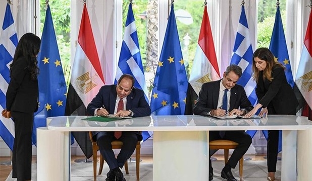 President al-Sisi, Greek PM Sign Joint Declaration on Strategic Partnership between Both Countries