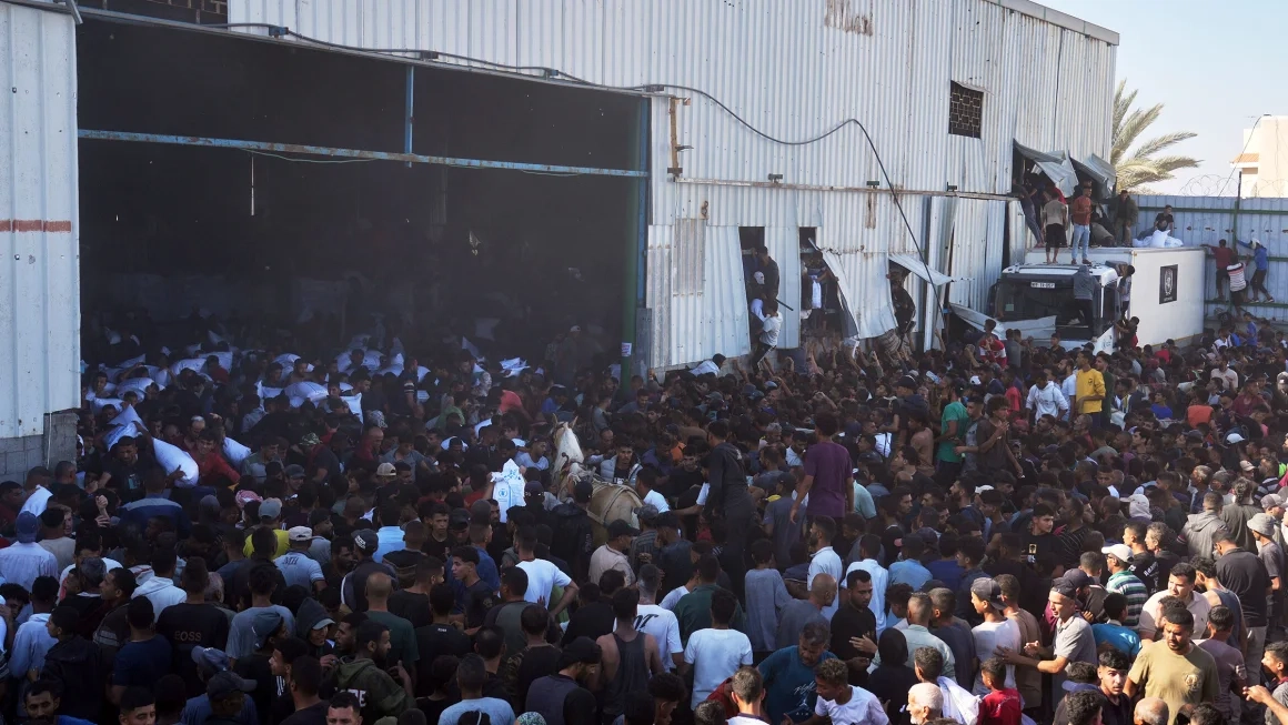 Hundreds of starving Palestinians storm Gaza food warehouse in deadly incident, says UN agency