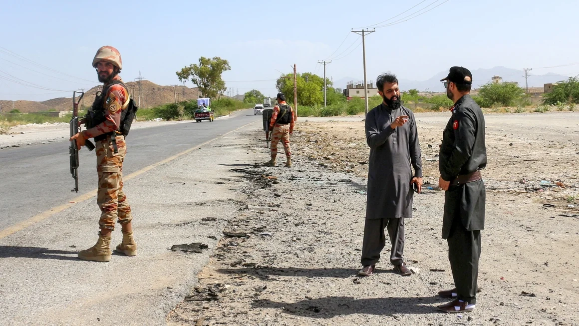 Three children and two adults killed in suicide attack on school bus in Pakistan