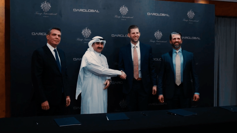 Luxury skyscrapers, golf courses and cryptocurrency: The Trump family's rapidly expanding Middle East business