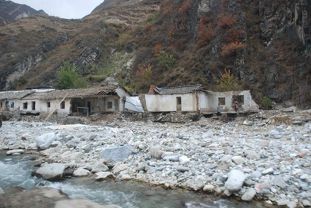 North Korea mobilizes students to collect stones daily for flood prevention walls