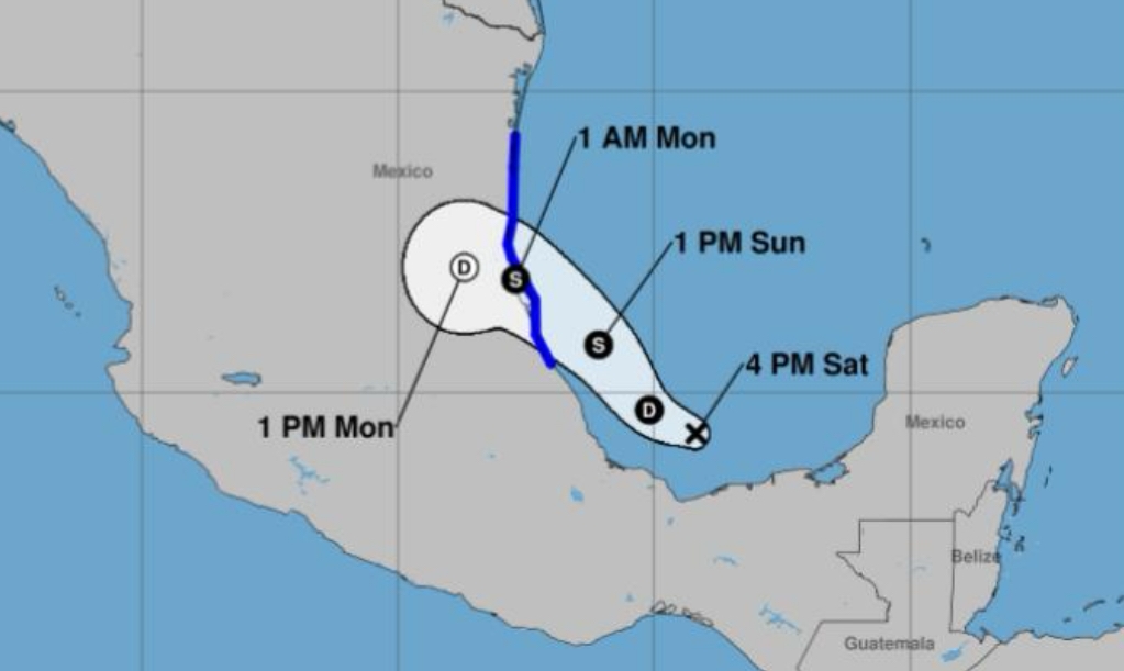 Tropical depression forms in southern Gulf