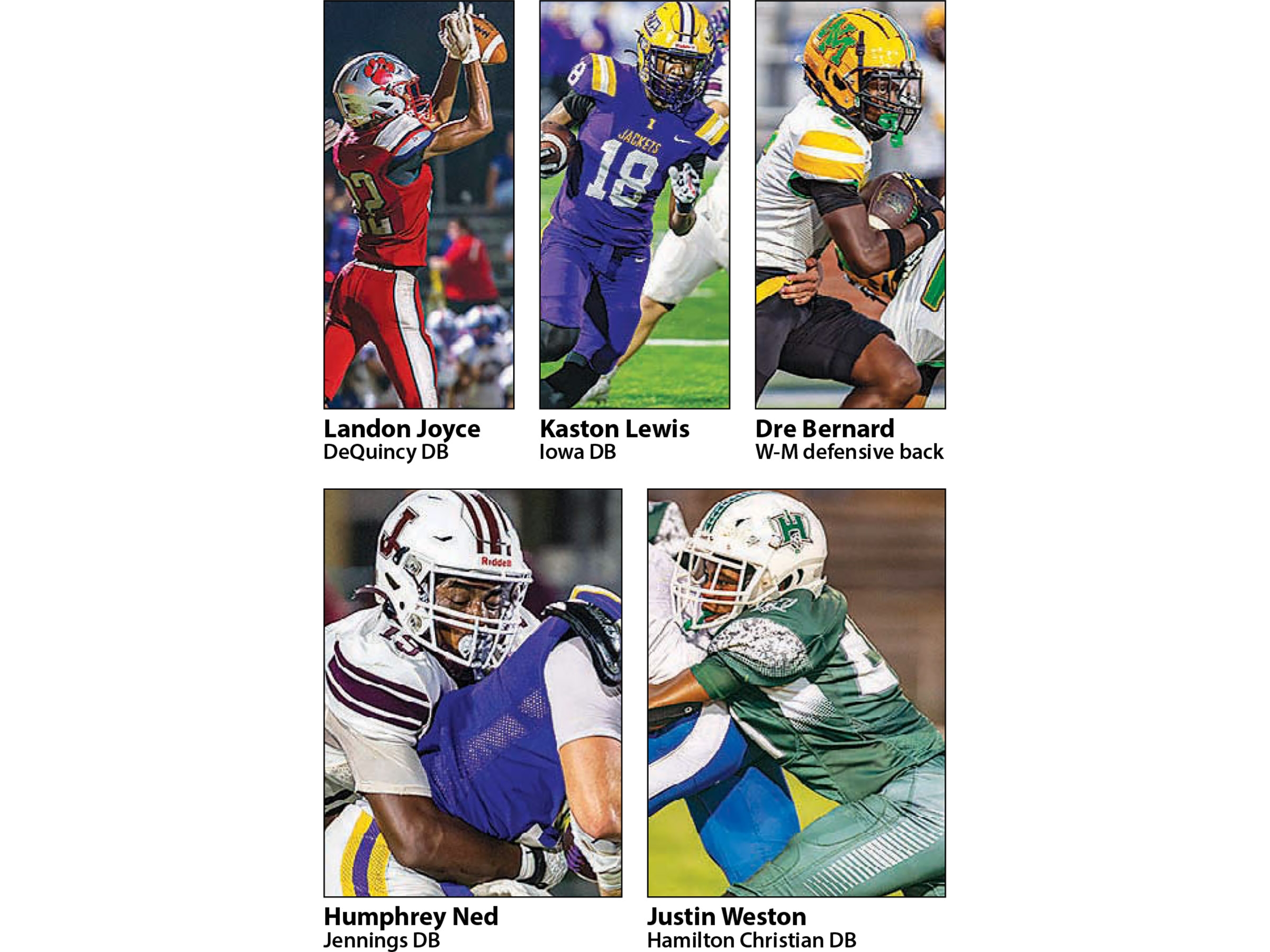 Defensive backs need to be versatile, seven area players who combine finesse with power