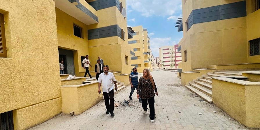 مسئولو «الإسكان» يتفقدون أعمال التطوير بمنطقة أرض مطار إمبابة