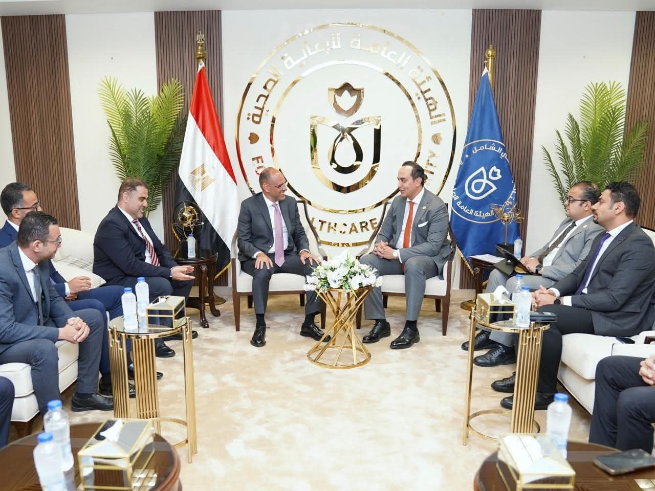 رئيس هيئة الرعاية الصحية يلتقي الرئيس الإقليمي لشركة جانسن بمصر